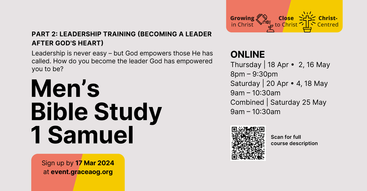 [Men's Bible Study] 1 Samuel: Rising to the Call of Leadership (Part 2)
